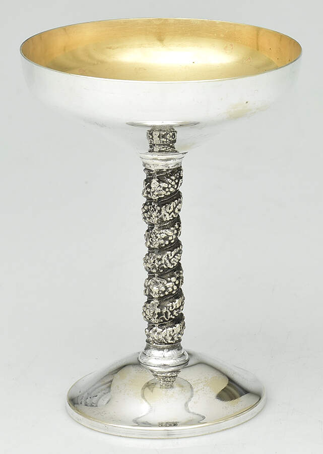 UNH26 (Silverplate, Hollowware) Individual Oyster Cocktail Cup by Unknown Manufacturer-1