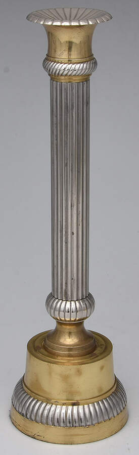 India Silverplate Hollowware-Plain 16" Candlestick by Unknown Manufacturer-1