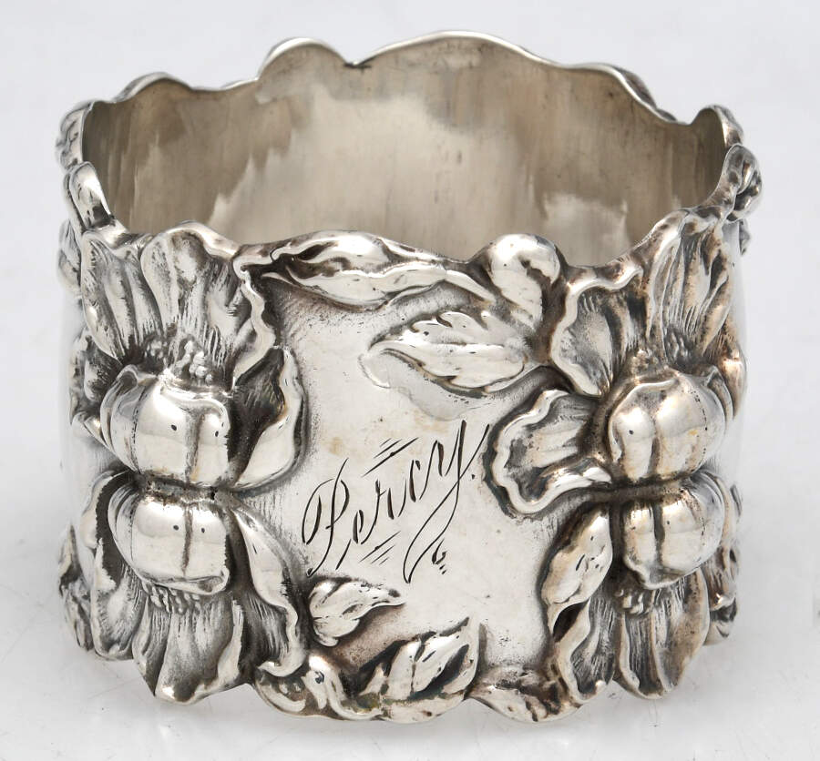 Sterling Napkin Rings Napkin Ring by Unknown Manufacturer-1