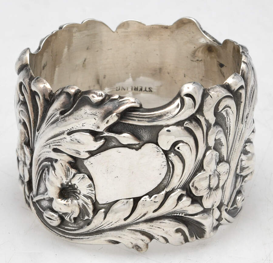 Sterling Napkin Rings Napkin Ring by Unknown Manufacturer-1
