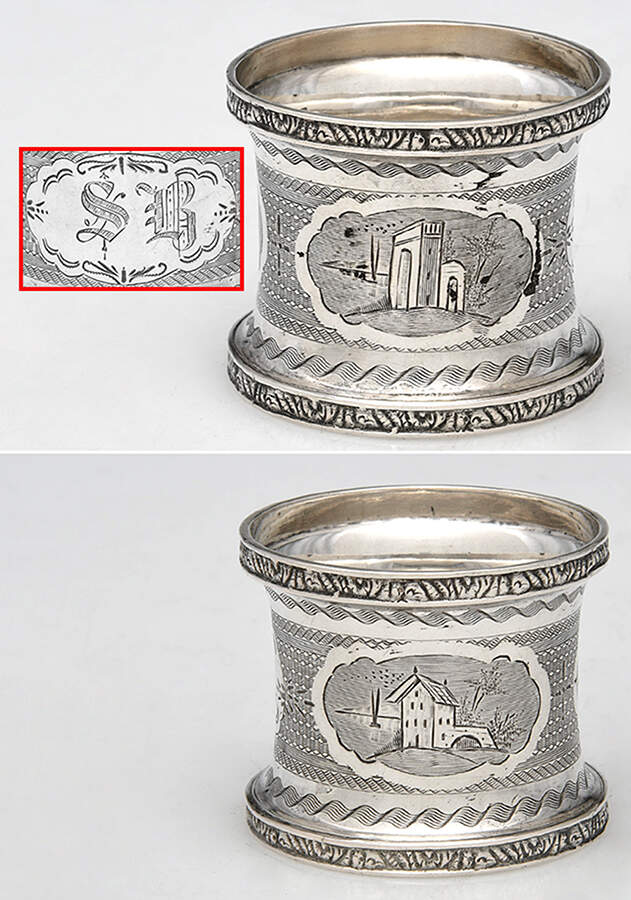 Sterling Napkin Rings Napkin Ring by Unknown Manufacturer-1