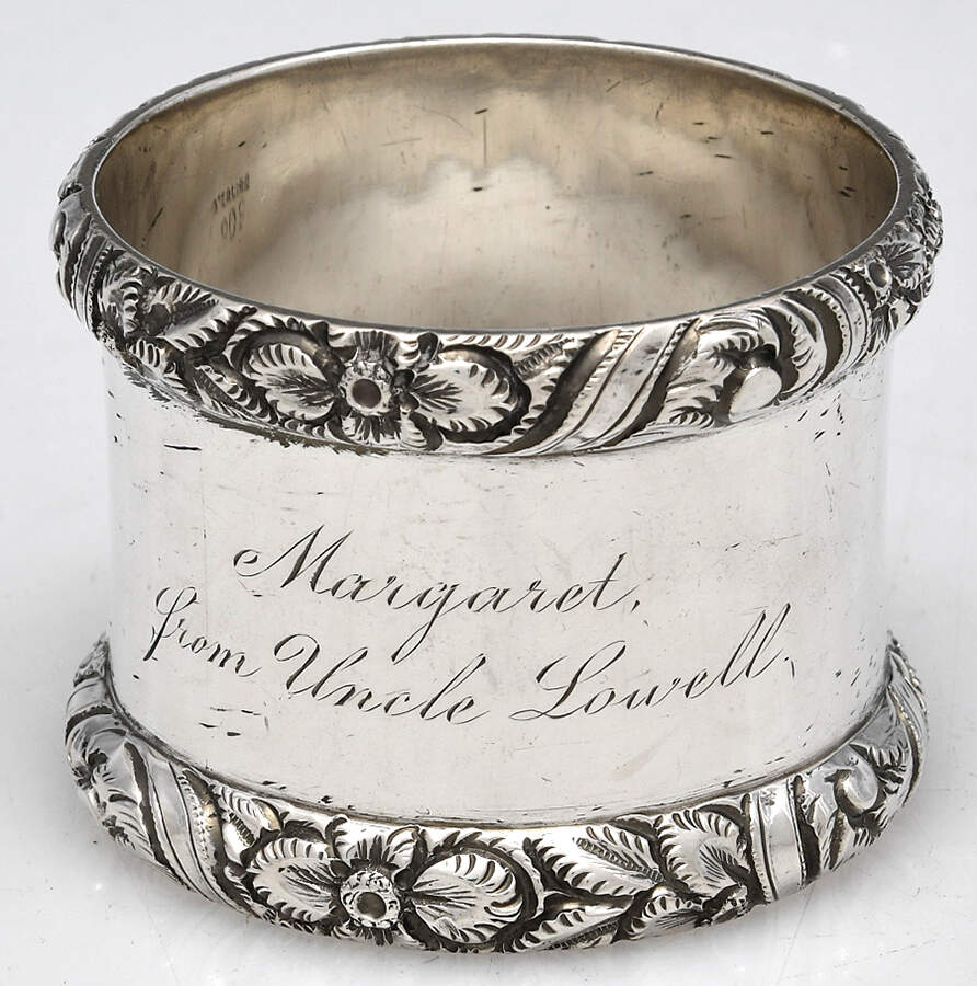 Sterling Napkin Rings Napkin Ring by Unknown Manufacturer-1