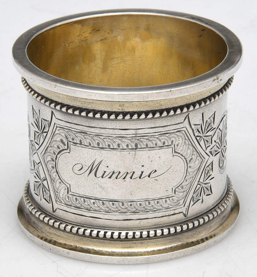 Sterling Napkin Rings Napkin Ring by Unknown Manufacturer-1