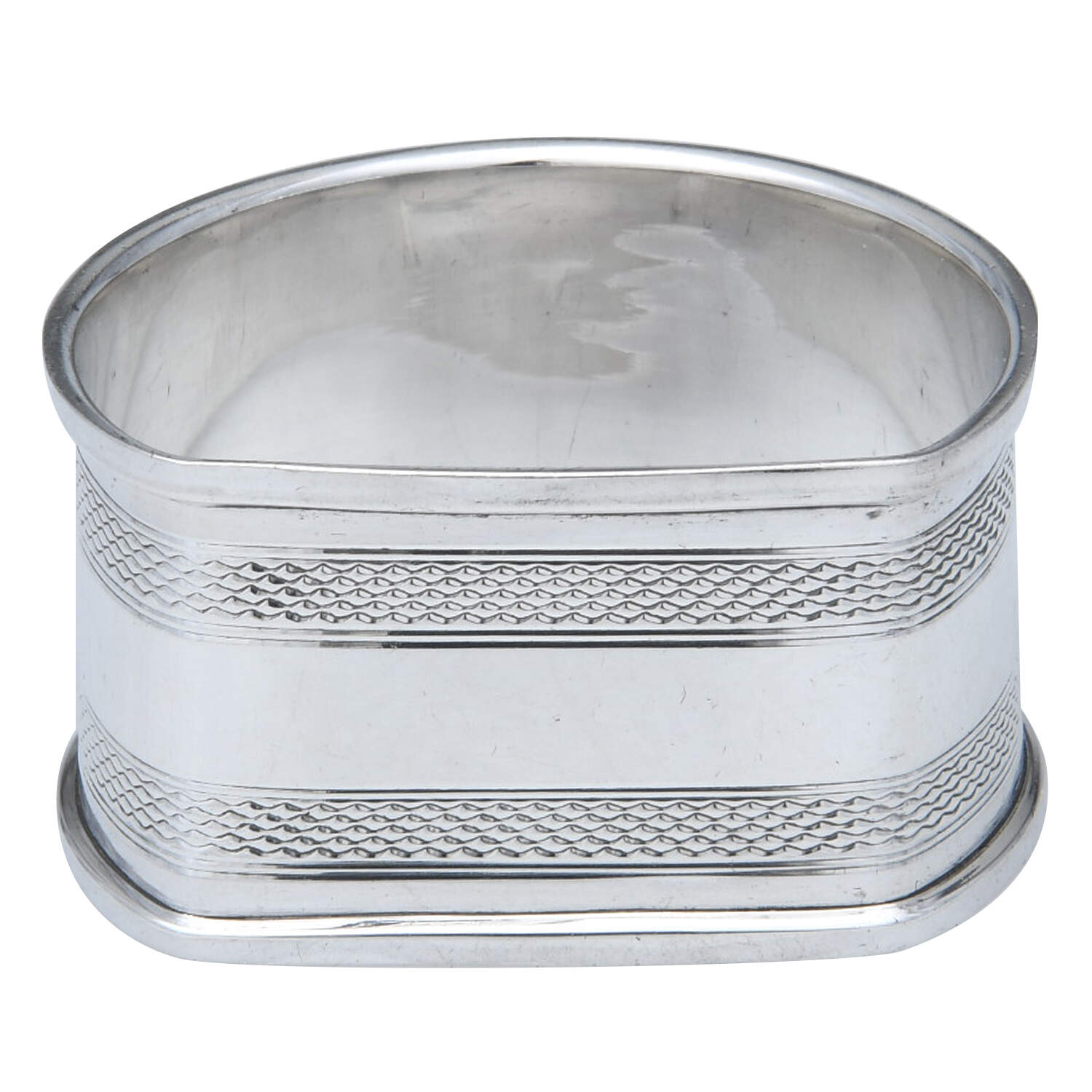Finland Sterling Hollowware Napkin Ring - Set of 2 by Unknown Manufacturer-1