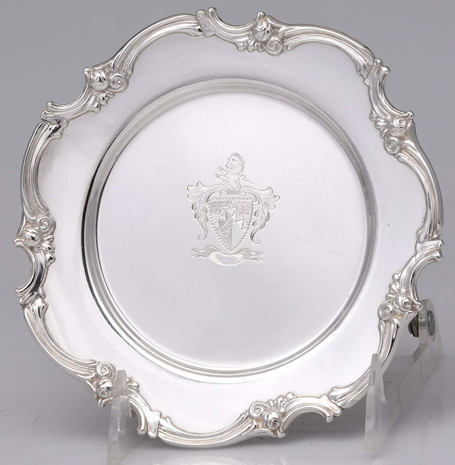 UNH36 (Sterling, Hollowware) Bread Plate by Unknown Manufacturer-1