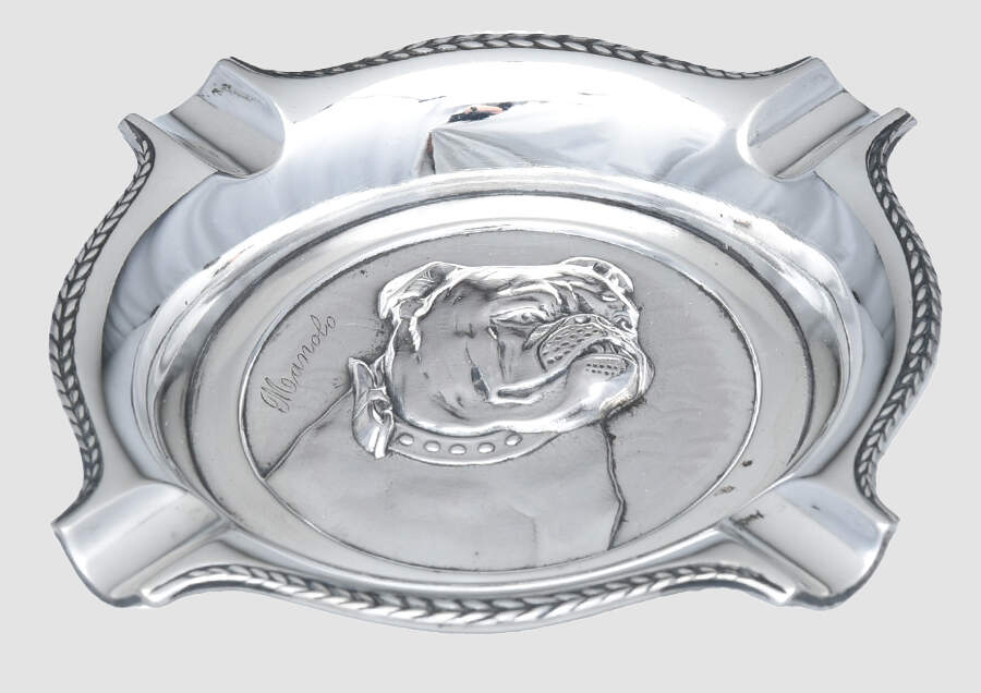 Spain Sterling Hollowware 4" Ashtray by Unknown Manufacturer-1