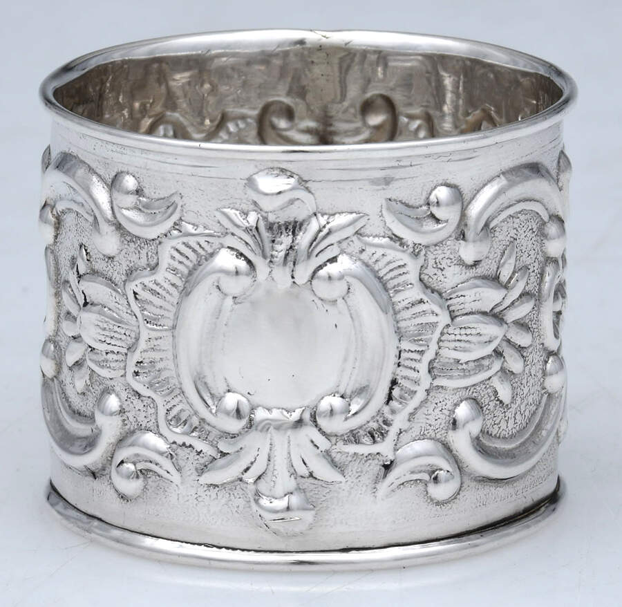 Spain Sterling Hollowware Napkin Ring by Unknown Manufacturer-1