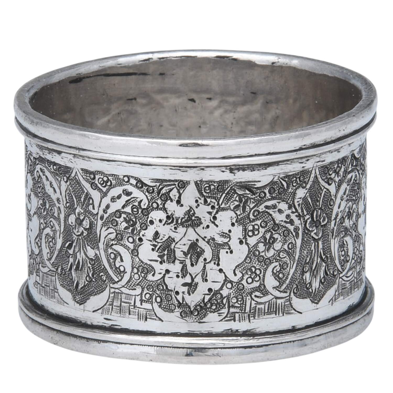 Iran Sterling Hollowware Napkin Ring by Unknown Manufacturer-1