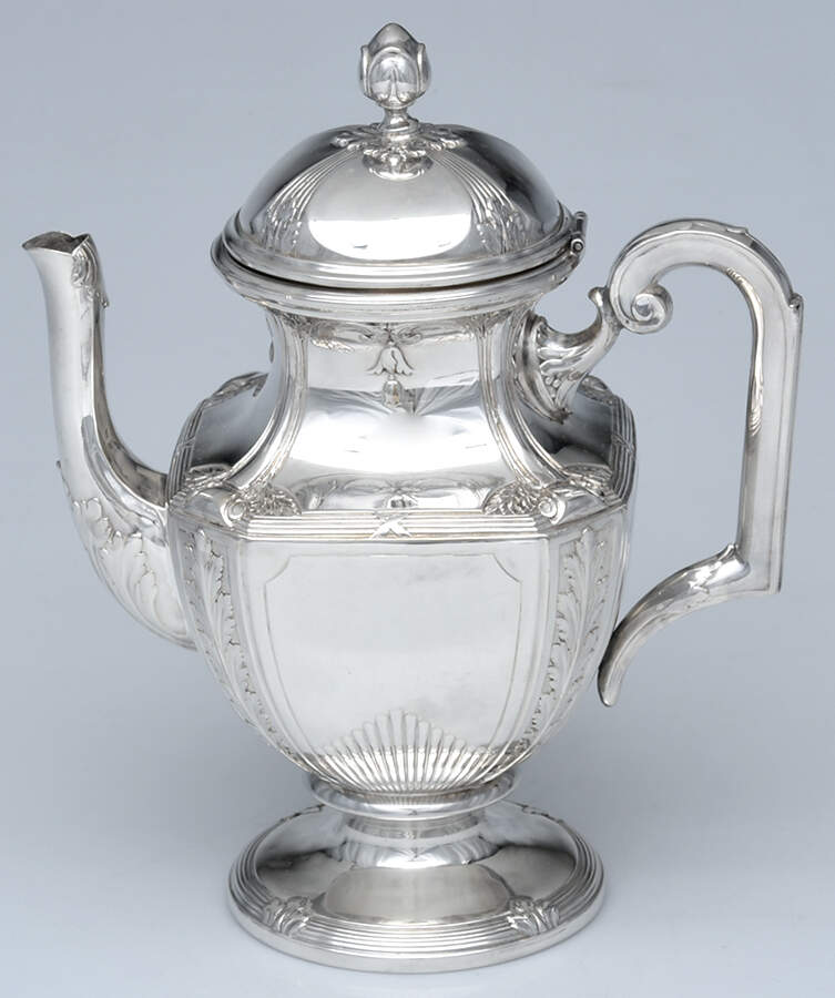 UNH45 (Silverplate, Hollowware) Teapot by Unknown Manufacturer-1