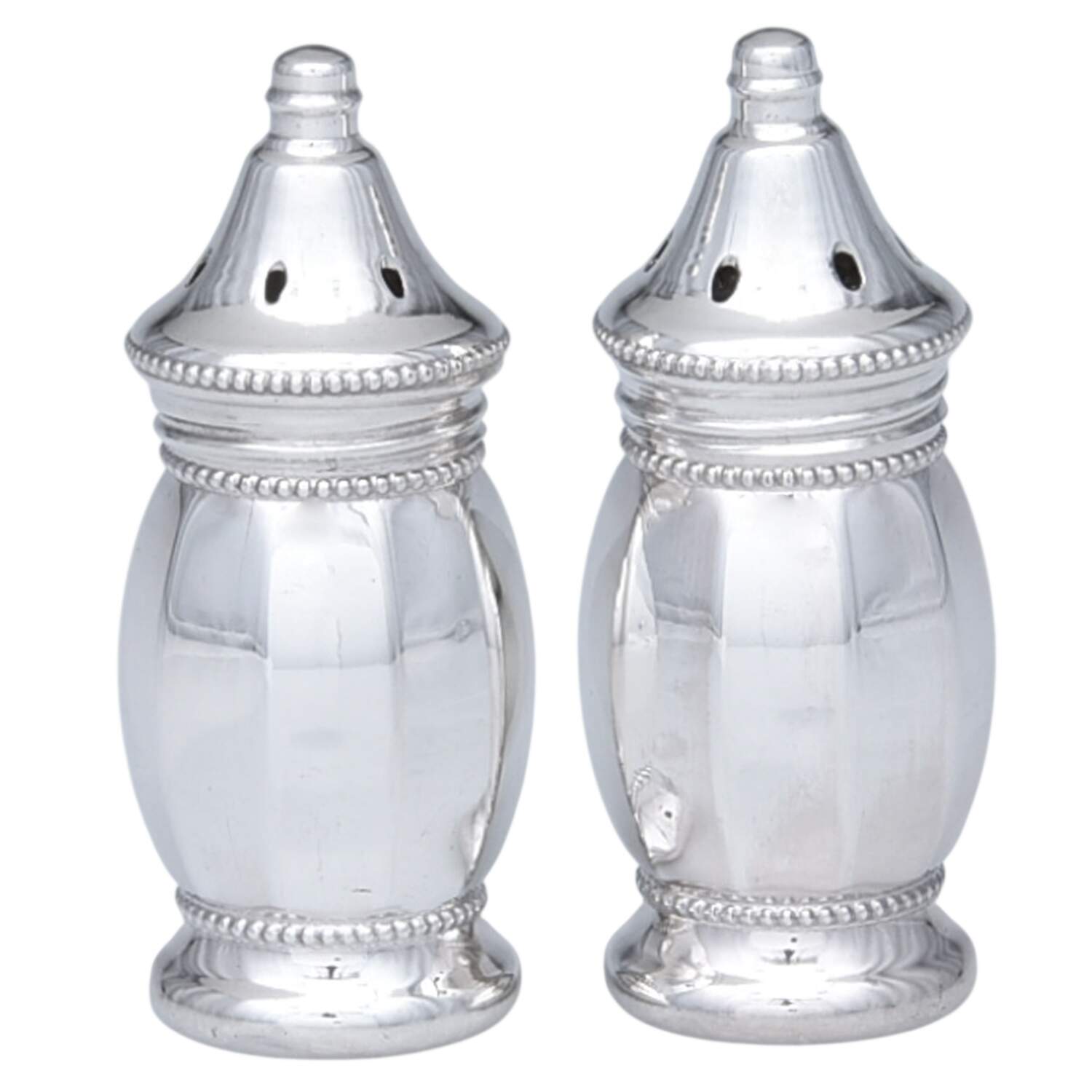 Sterling Hollowware Individual Salt & Pepper by V Lollo Silver Co-1
