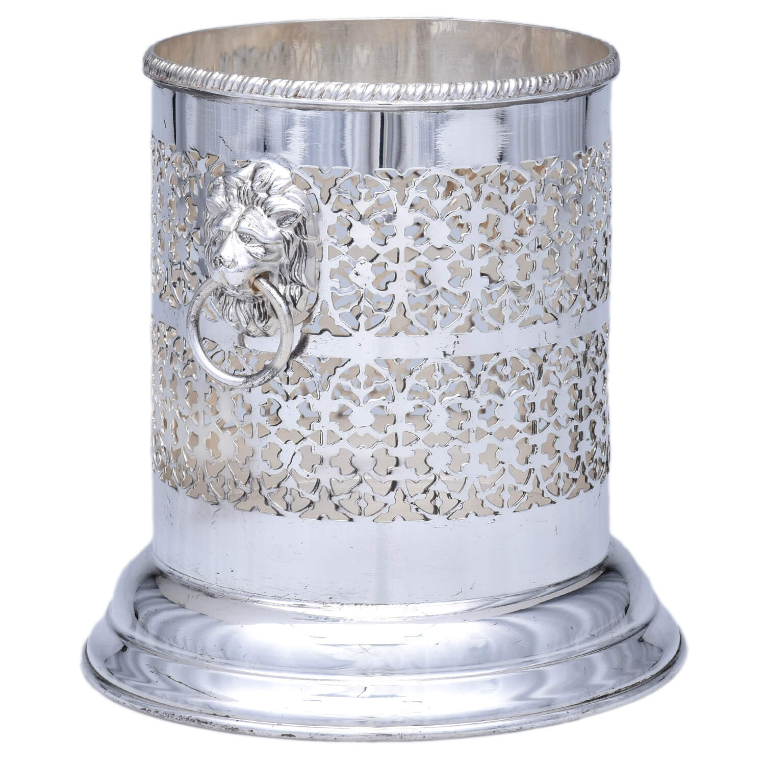 Silverplate Hollowware Wine Bottle Holder by Viners Ltd-1