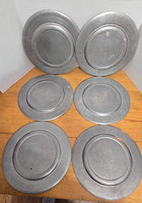 Bar and Reed (Armetale, Hollowware) Dinner Plate by Wilton Armetale-1