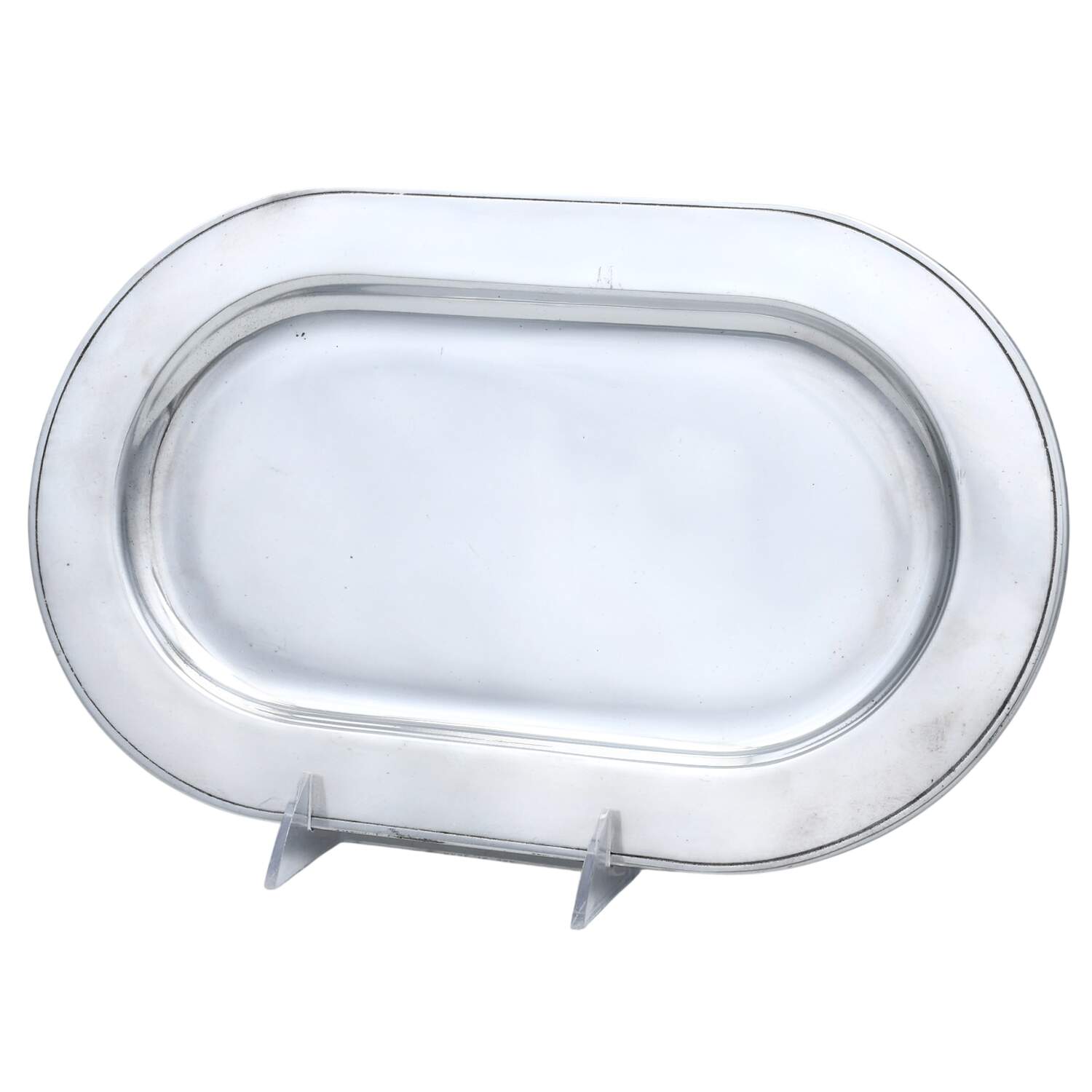 Plough Tavern (Armetale, Hollowware) 12" Oval Tray by Wilton Armetale-1