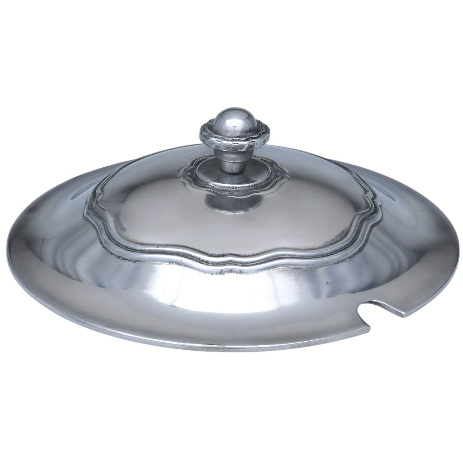 Queen Anne (Armetale, Hollowware, Glossy) Lid for Tureen by Wilton Armetale-1