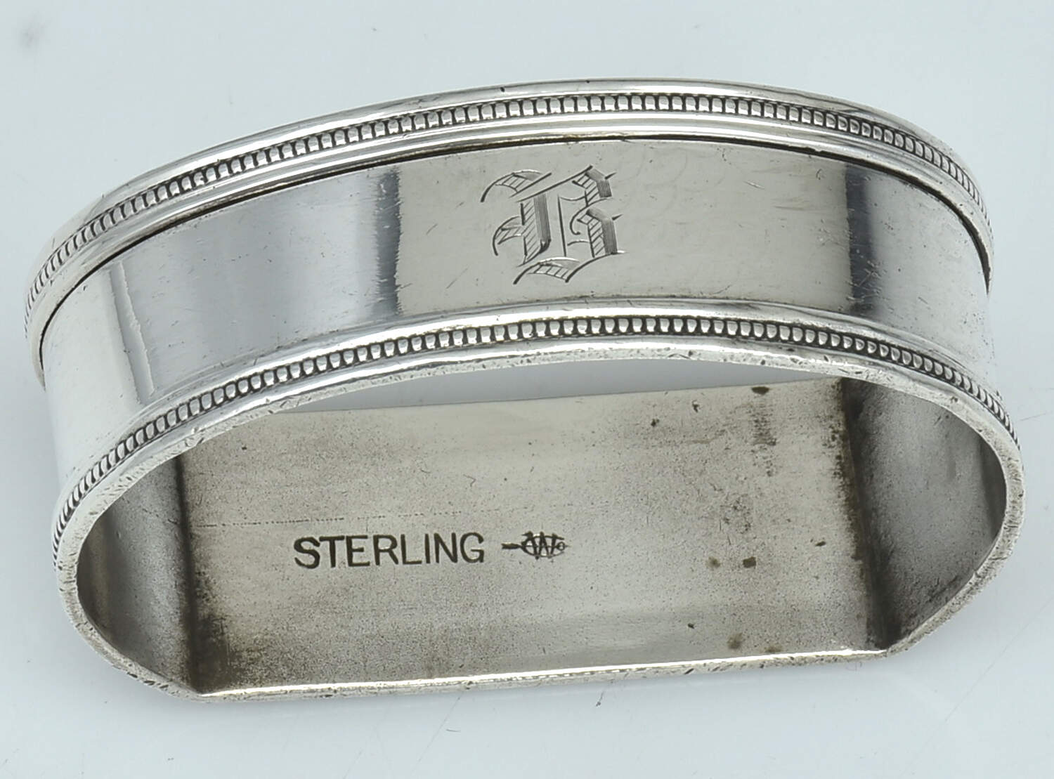 Sterling Hollowware Napkin Ring by Webster Co-1