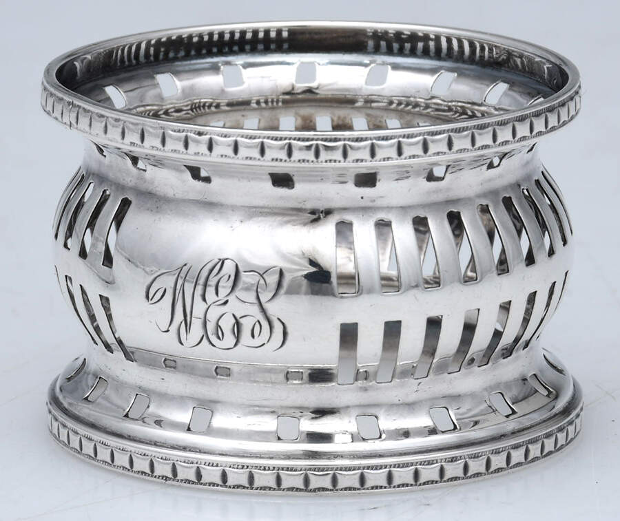 Sterling Hollowware Napkin Ring by Webster Co-1