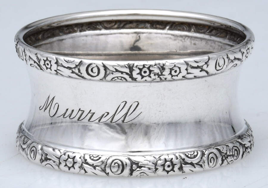 Sterling Hollowware Napkin Ring by Webster Co-1