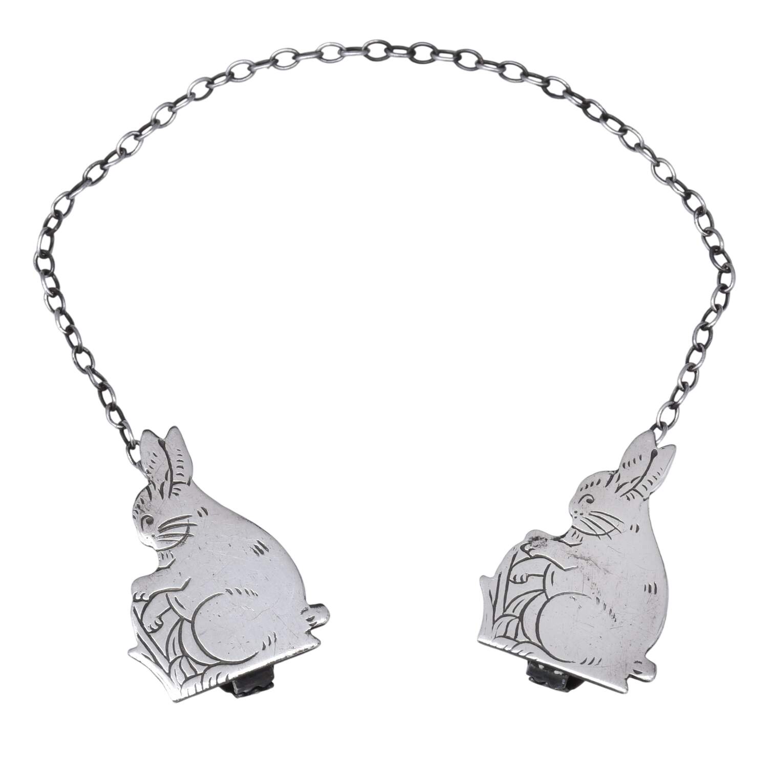 Sterling Hollowware Bib Clip by Webster Co-1