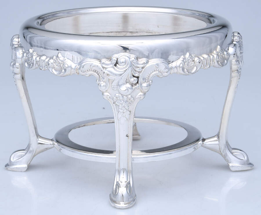 Baroque (Silverplate, Hollowware, Older) Stand for Coffee Urn by Wallace Silver-1