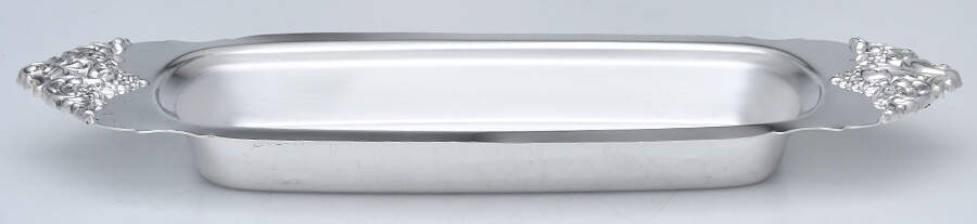 Baroque (Silverplate, Hollowware, Older) 1/4 Lb Butter W/No Lid by Wallace Silver-1
