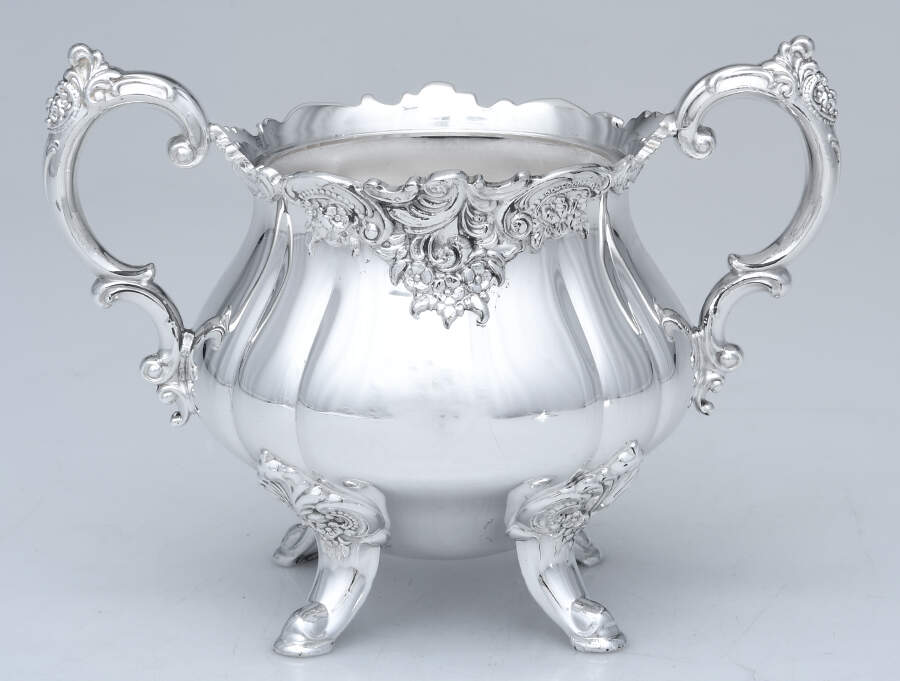 Baroque (Silverplate, Hollowware, Older) Sugar Bowl No Lid by Wallace Silver-1