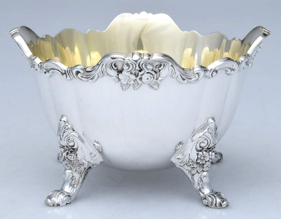 Rose Point (1200, Silverplate, Hollowware) Waste Bowl by Wallace Silver-1