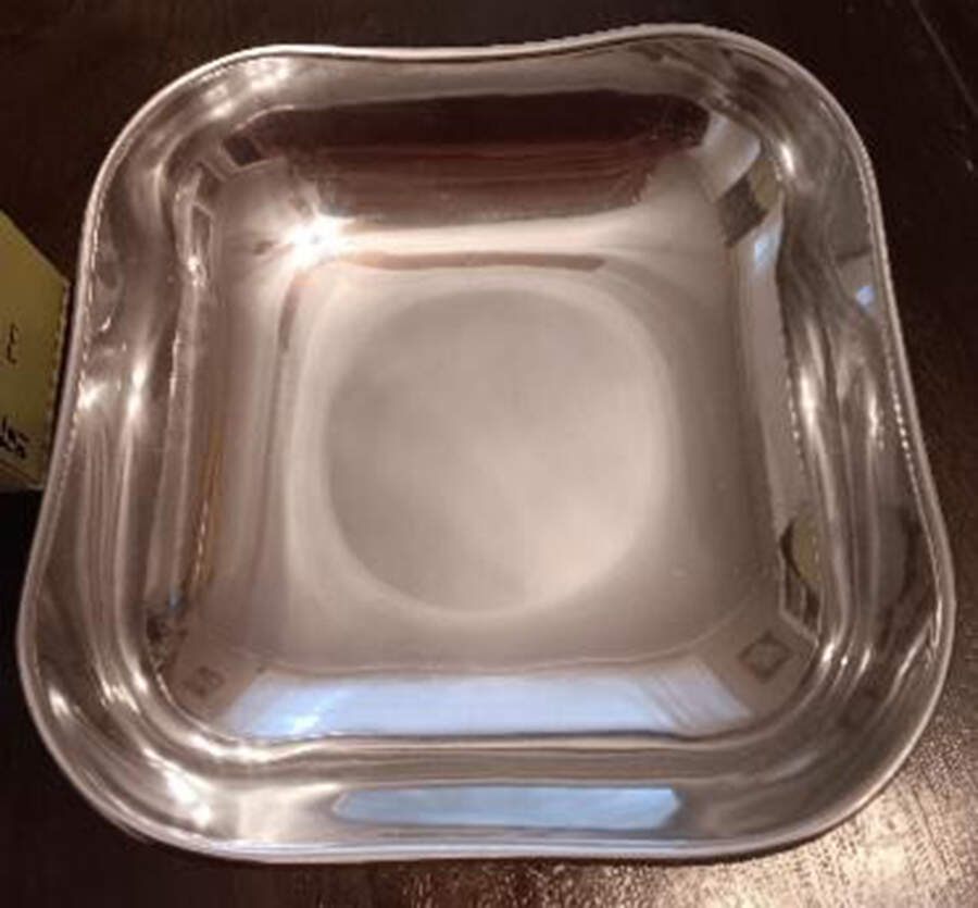 Boston-Classic (Armetale, Hollowware) 7" Square Bowl by Wilton Armetale-1