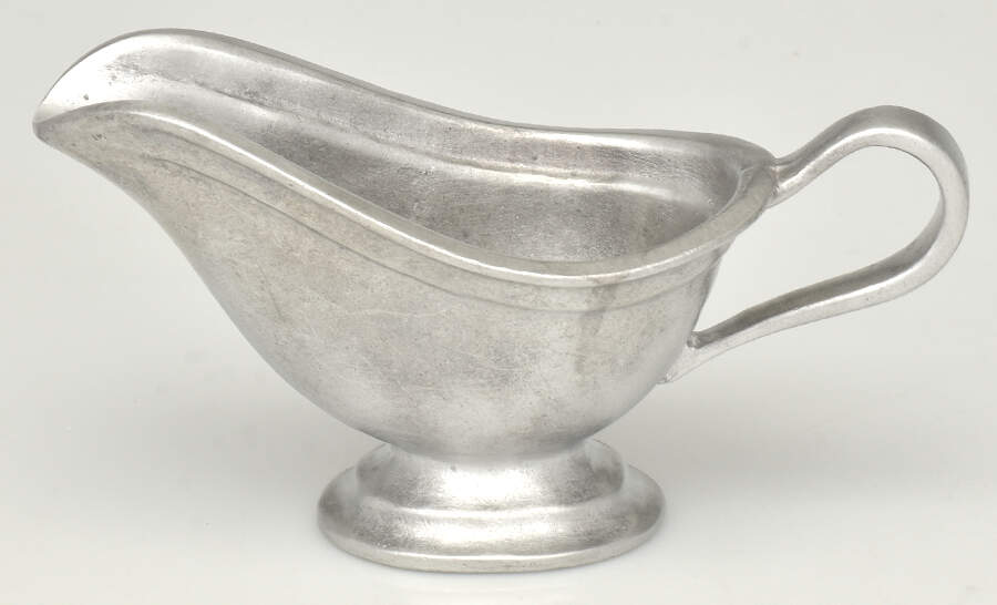 Plough Tavern (Armetale, Hollowware, Satin) Gravy Boat by Wilton Armetale-1