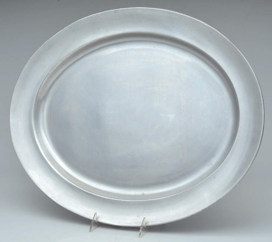 Plough Tavern (Armetale, Hollowware, Satin) Large Oval Platter by Wilton Armetale-1