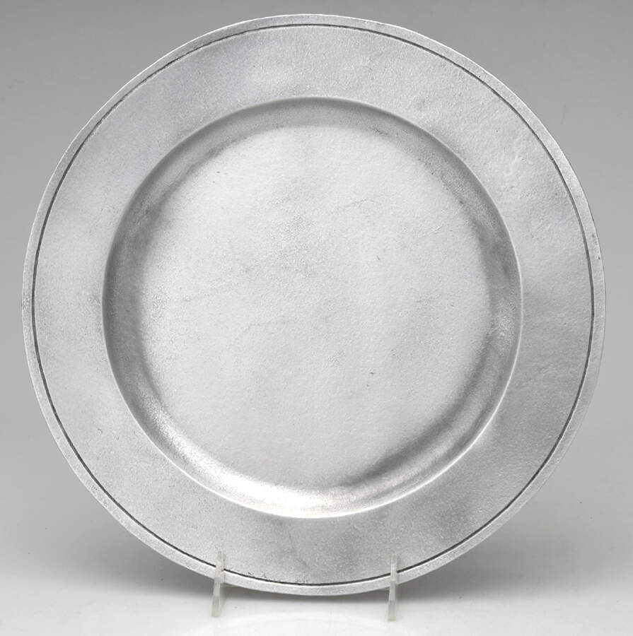 Plough Tavern (Armetale, Hollowware, Satin) 12" Round Tray by Wilton Armetale-1