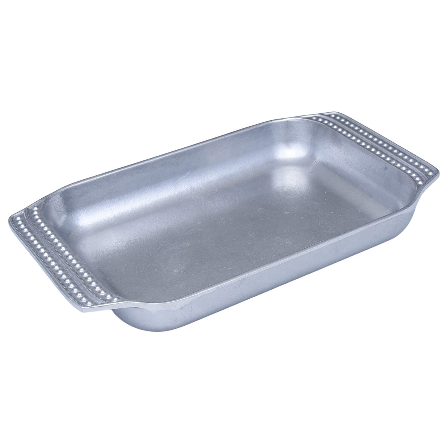 Flutes & Pearls (Pewter, Hollowware) 16" Rectangular Baker by Wilton Armetale-1