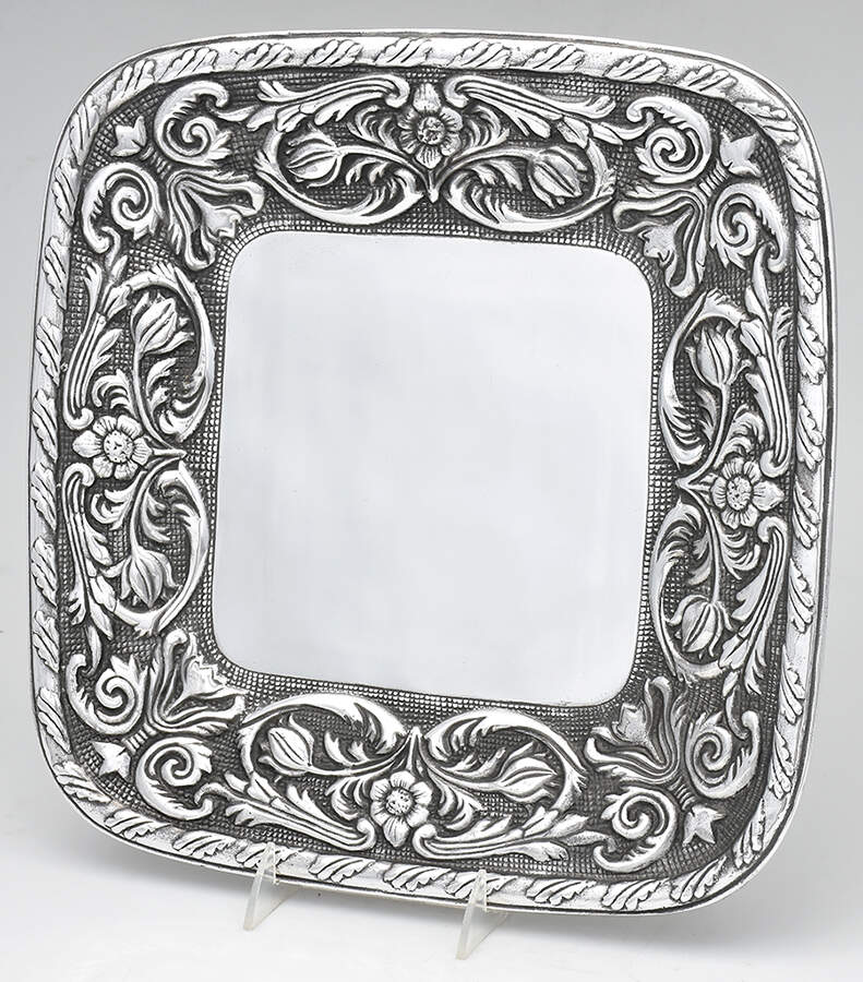 William & Mary (Armetale, Hollowware 13" Square Tray by Wilton Armetale-1