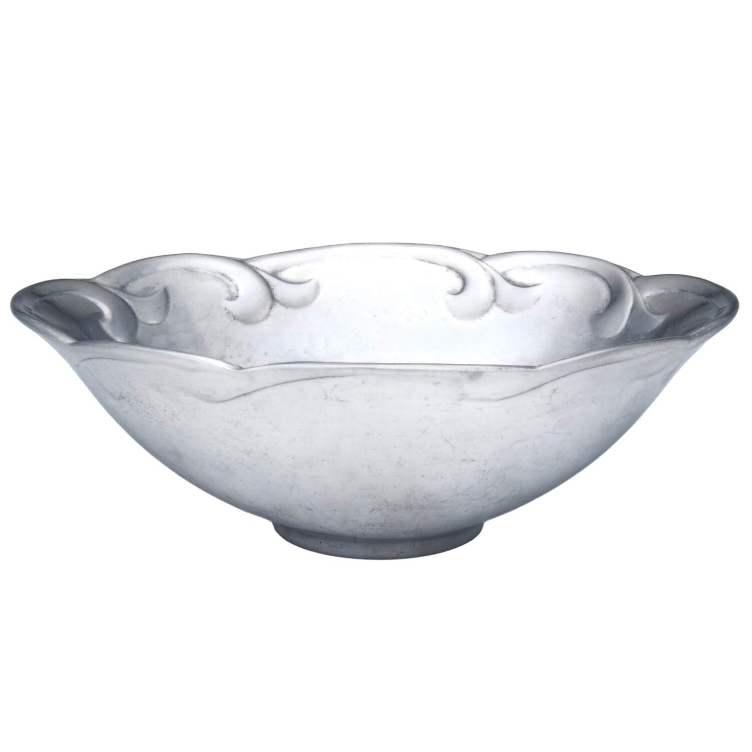 Scroll (Armetale, Hollowware) Oval Vegetable Bowl by Wilton Armetale-1