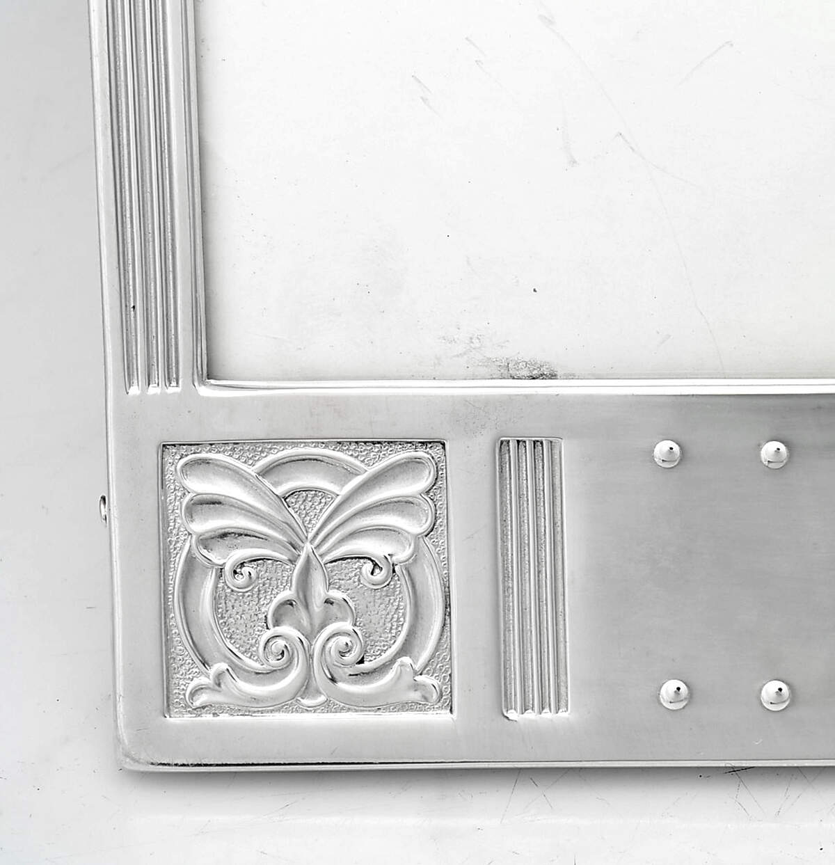 Art Nouveau Style (Silverplate, Hollowware) Frame-Holds 5" X 7" by WMF Flatware-5