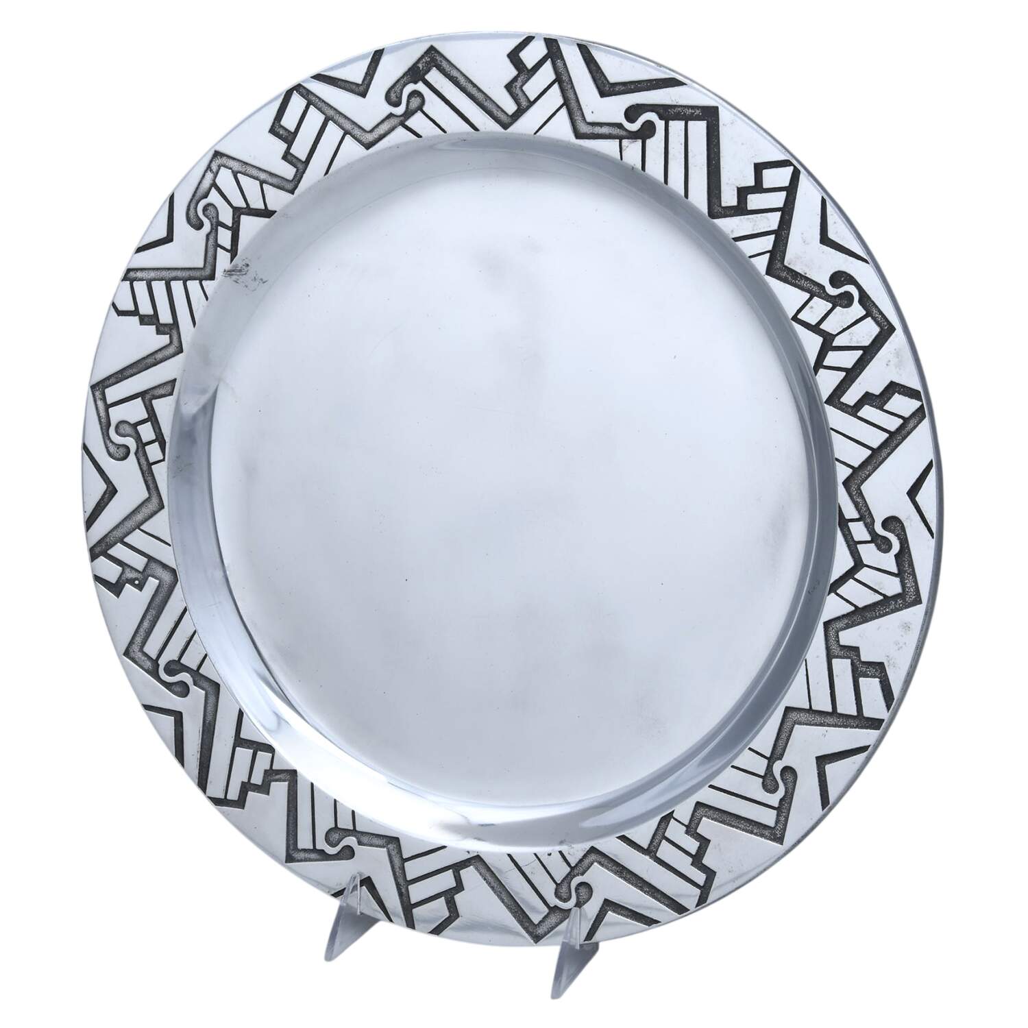 Jazz (Armetale, Hollowware) 14" Round Tray by Wilton Armetale-1