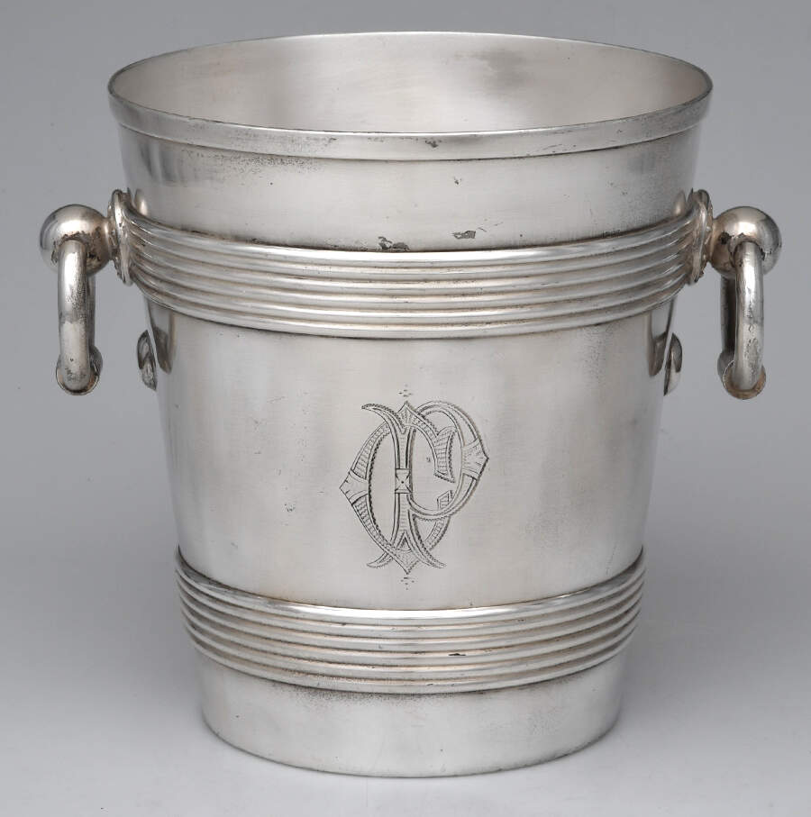 Silverplate Hollowware Champagne/Wine Cooler by Wilcox Silverplate-1