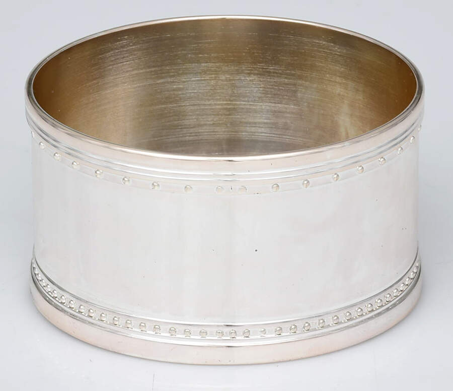 Grosgrain (Silverplate, Hollowware) Silverplate Wine Coaster by Wedgwood Silver-1