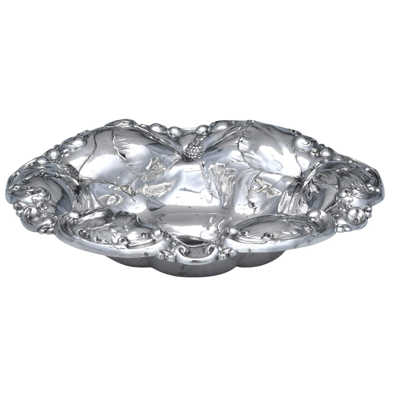 6545 (Sterling, Hollowware) 5" Bon Bon Bowl by Whiting Manf Co-1