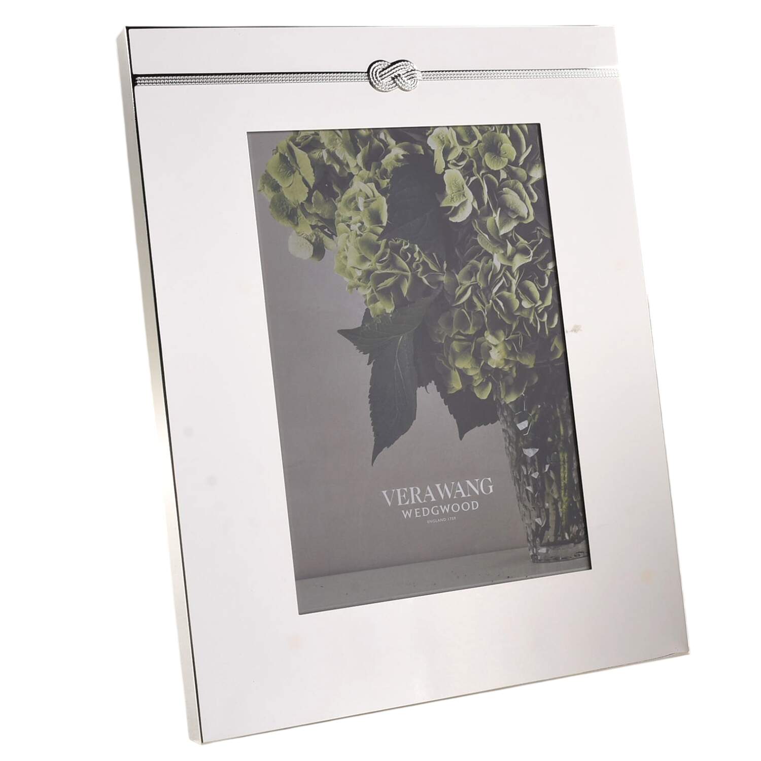Vera Infinity (Silverplate, Hollowware) Frame Holds 8" X 10" by Wedgwood Silver-1