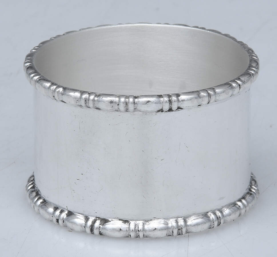 Sterling Hollowware Napkin Ring by Walker & Hall-1