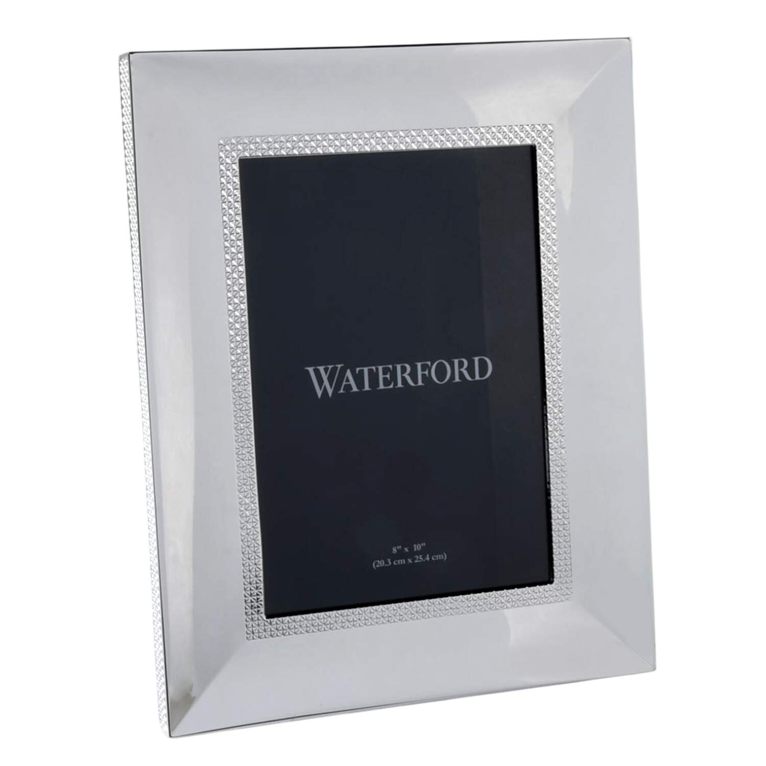 Lismore Diamond (Silverplate, Hollowware) Frame Holds 8" X 10" by Waterford-1