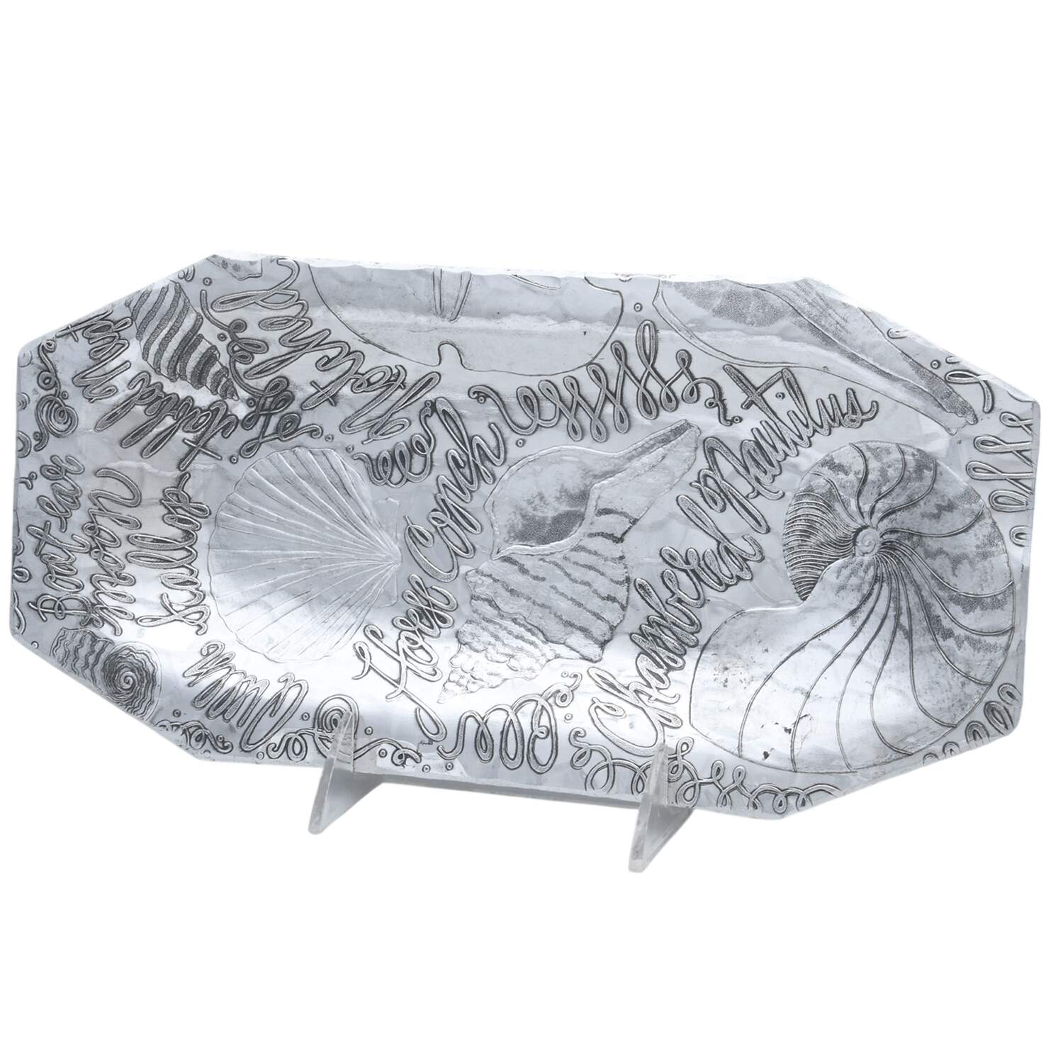 Gifts From the Sea (Aluminum, Hollowware) 11" Bread Tray by Wendell August-1