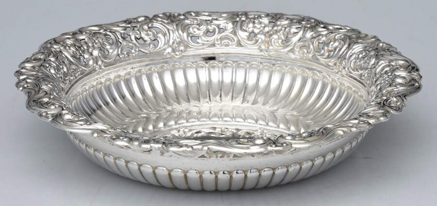 2961 (Sterling, Hollowware) 8" Bon Bon Bowl by Whiting Manf Co-1