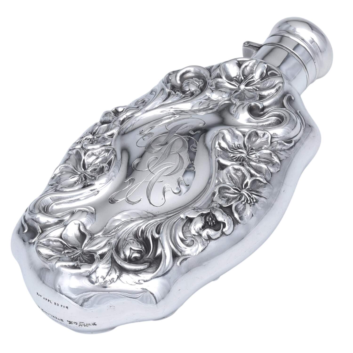 Violet (Sterling, Hollowware) Flask by Wallace Silver-1