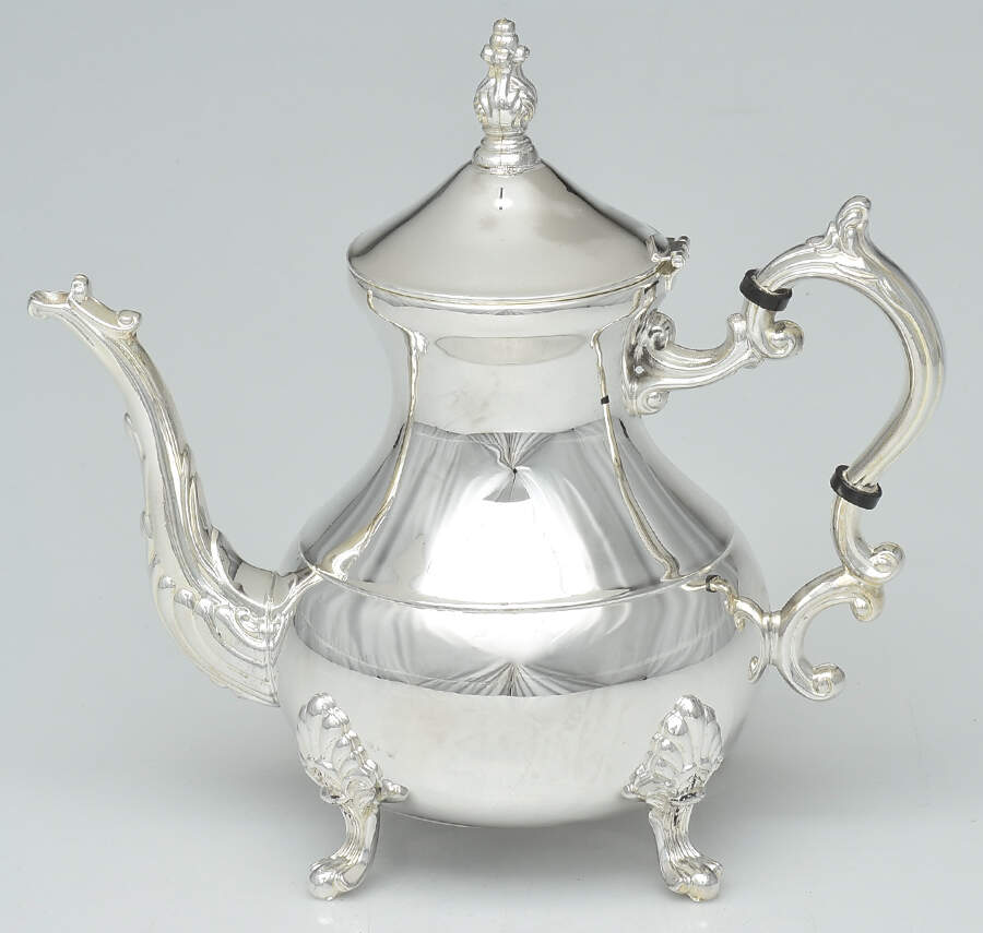 Lady Margaret (Slvp, Hollowware) Teapot by Wallace Silver-1