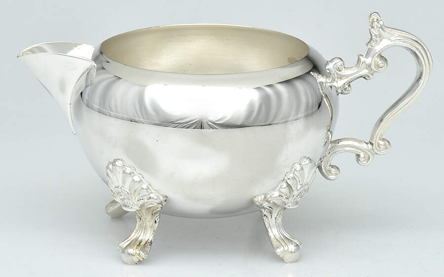 Lady Margaret (Slvp, Hollowware) Creamer by Wallace Silver-1
