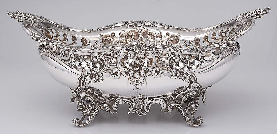 775 (Sterling, Hollowware) Oval Footed Sterling Centerpiece by Wallace Silver-1