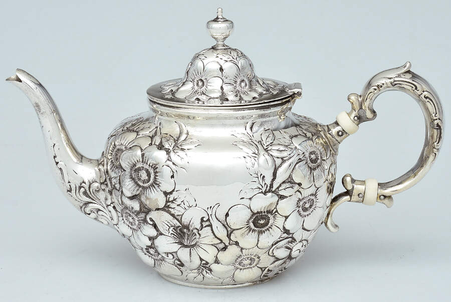 5976 (Sterling, Hollowware) Teapot by Whiting Manf Co-1