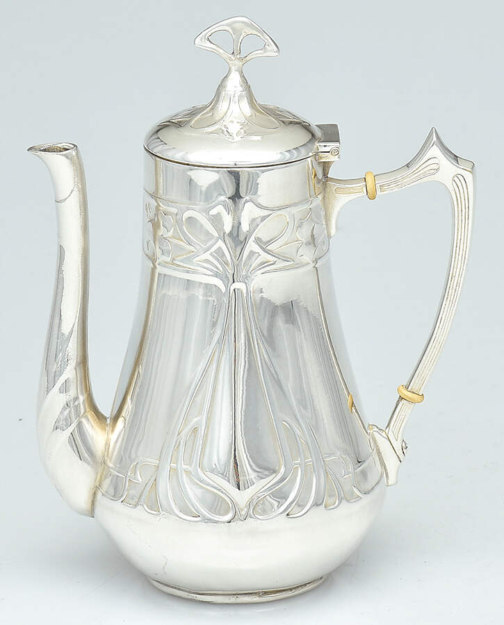 WMF223 (Silverplate, Hollowware) Silverplate Coffee Pot by WMF Flatware-1