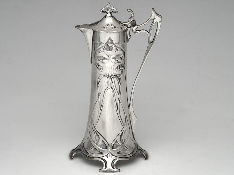 WMF225 (Silverplate, Hollowware) Solid Claret Jug with Hinged Lid by WMF Flatware-1